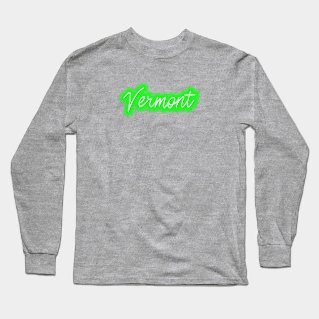 Vermont Long Sleeve T-Shirt by arlingjd